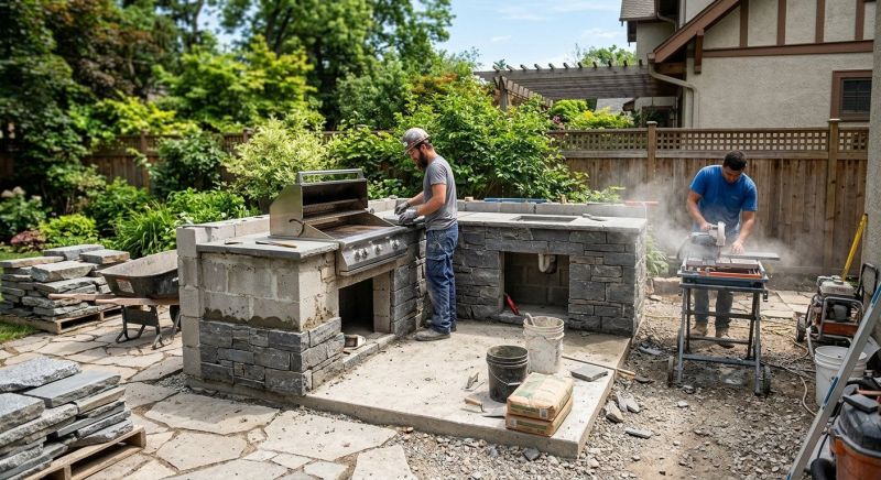 Outdoor Kitchen Installation in Alpharetta, GA