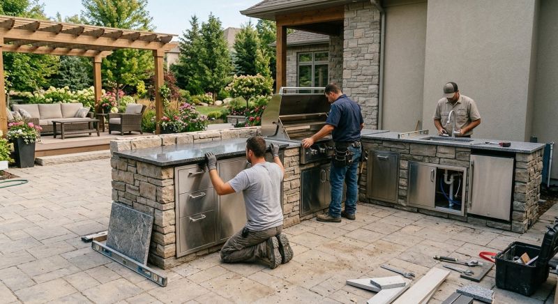 Outdoor Kitchen Renovation in Napa, CA